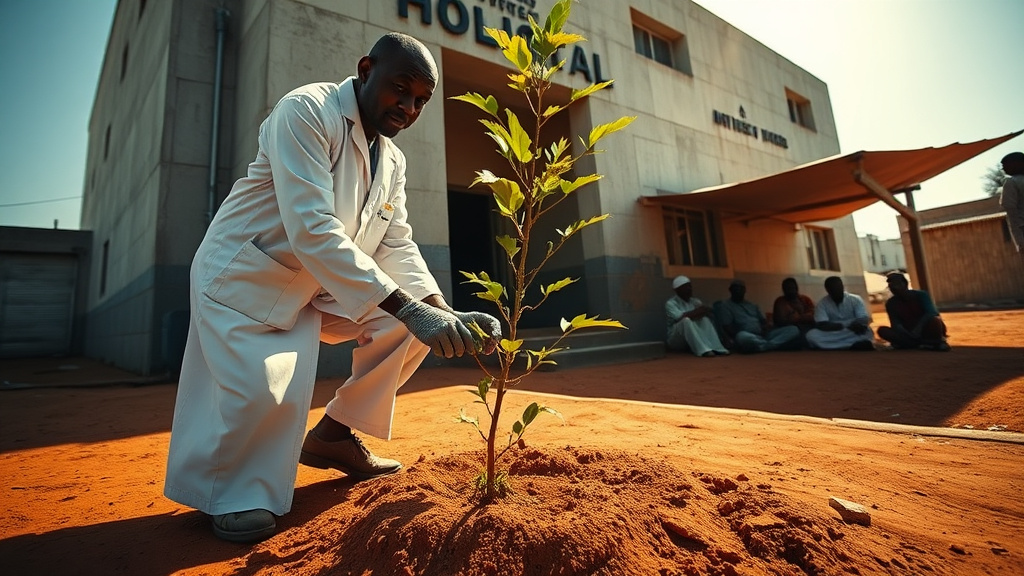 Nigerian Doctor Plants Trees to Combat Maiduguri's Rising Heat Temperatures